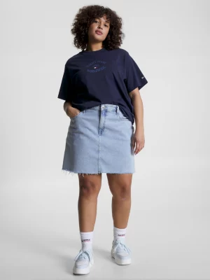 Camiseta Curve Logo Relaxed Fit Jersey