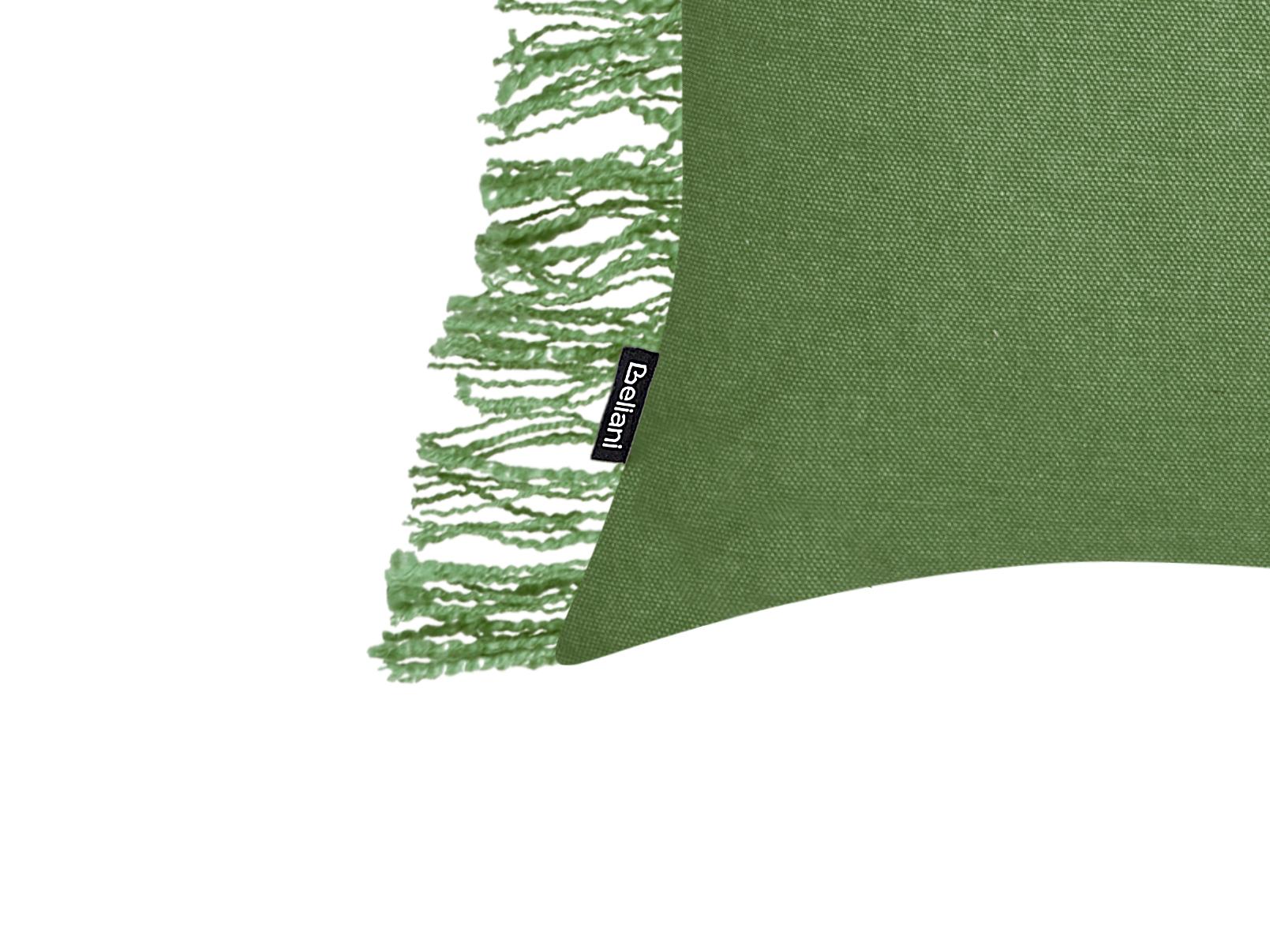 Set van 2 sierkussens MABA Katoen 50 x 35 cm Groen effen