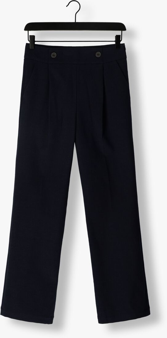 RUBY TUESDAY donkerblauwe ruby tuesday wijde broek relena straight leg pants with zipper at side