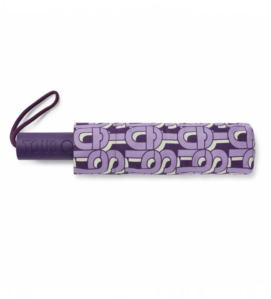 Guarda-chuva dobrável Tous T Manifesto Mauve