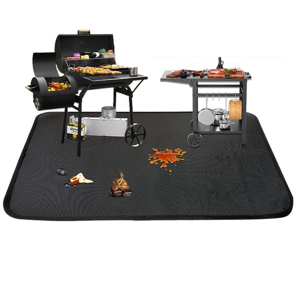 Silikon- og glassfiberbrannmatte - 80 tommers grillmatte