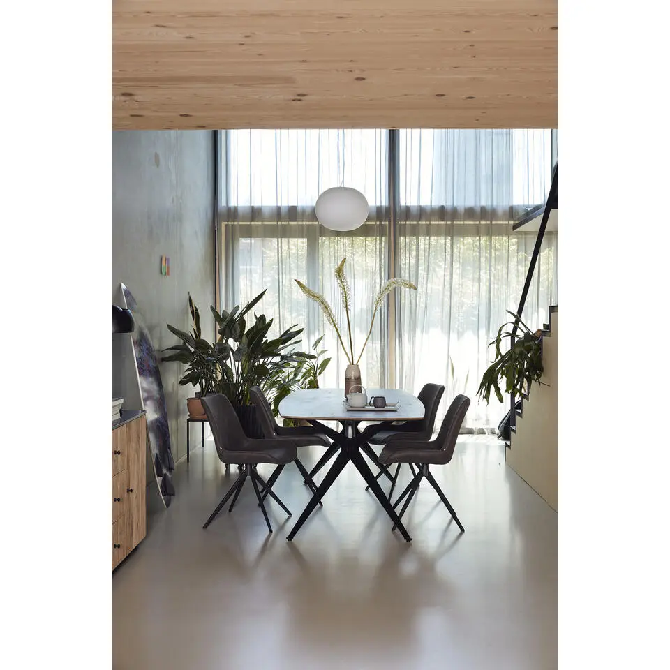 Brix - Eetkamertafel Brix Bjorn -240cm - Mangohout- Bruin