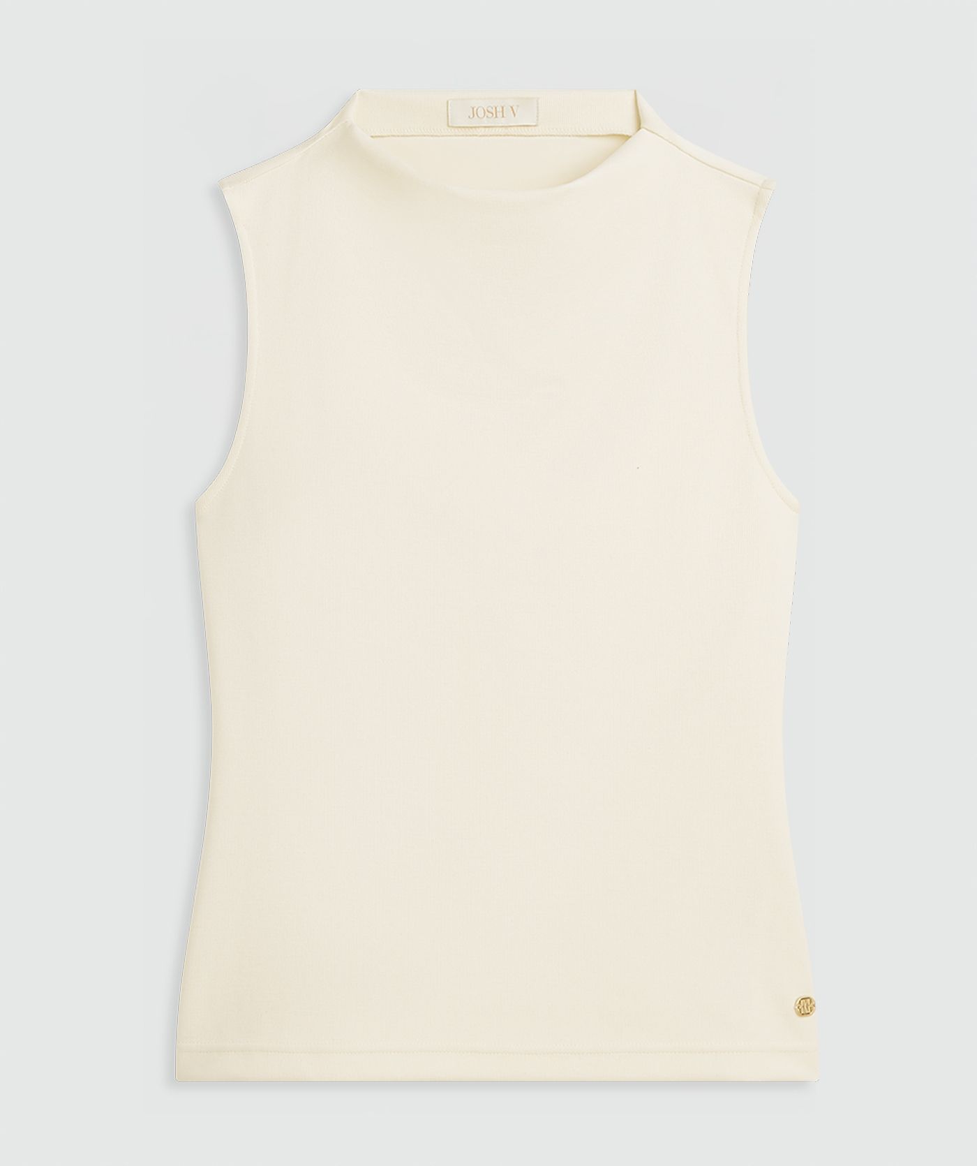 JV-BIBI slim fit top - creme white