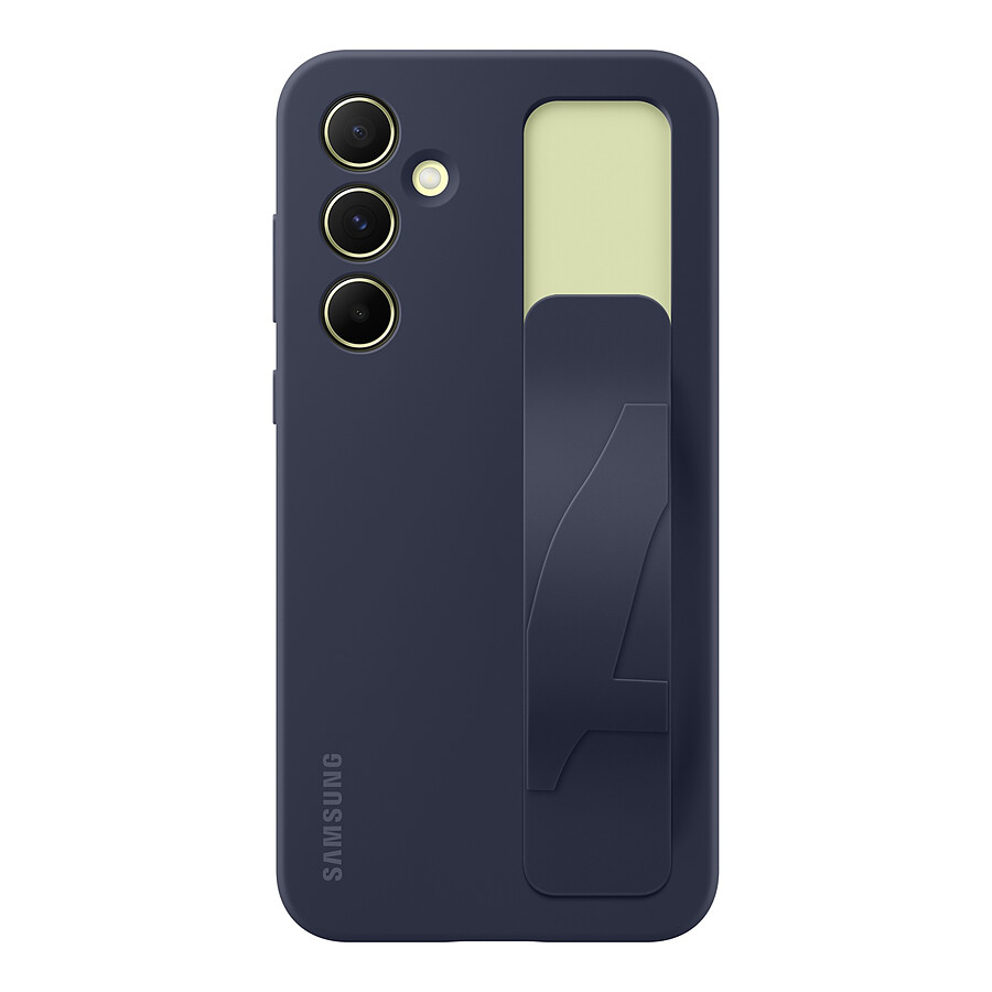 Samsung Coque silicone avec Lanière (Bleu) - Samsung Galaxy A55 5G