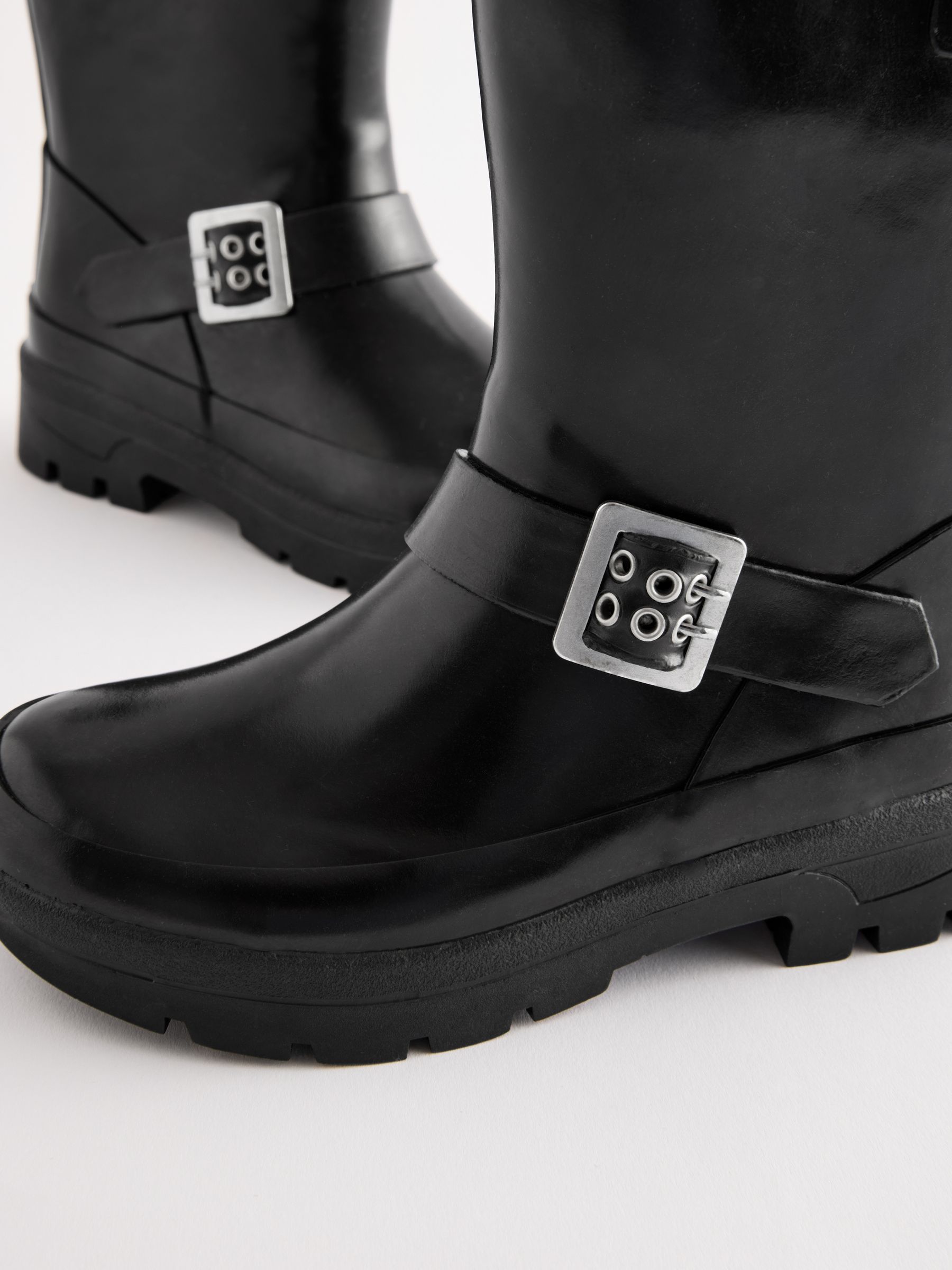Zwart - Biker Wellies
