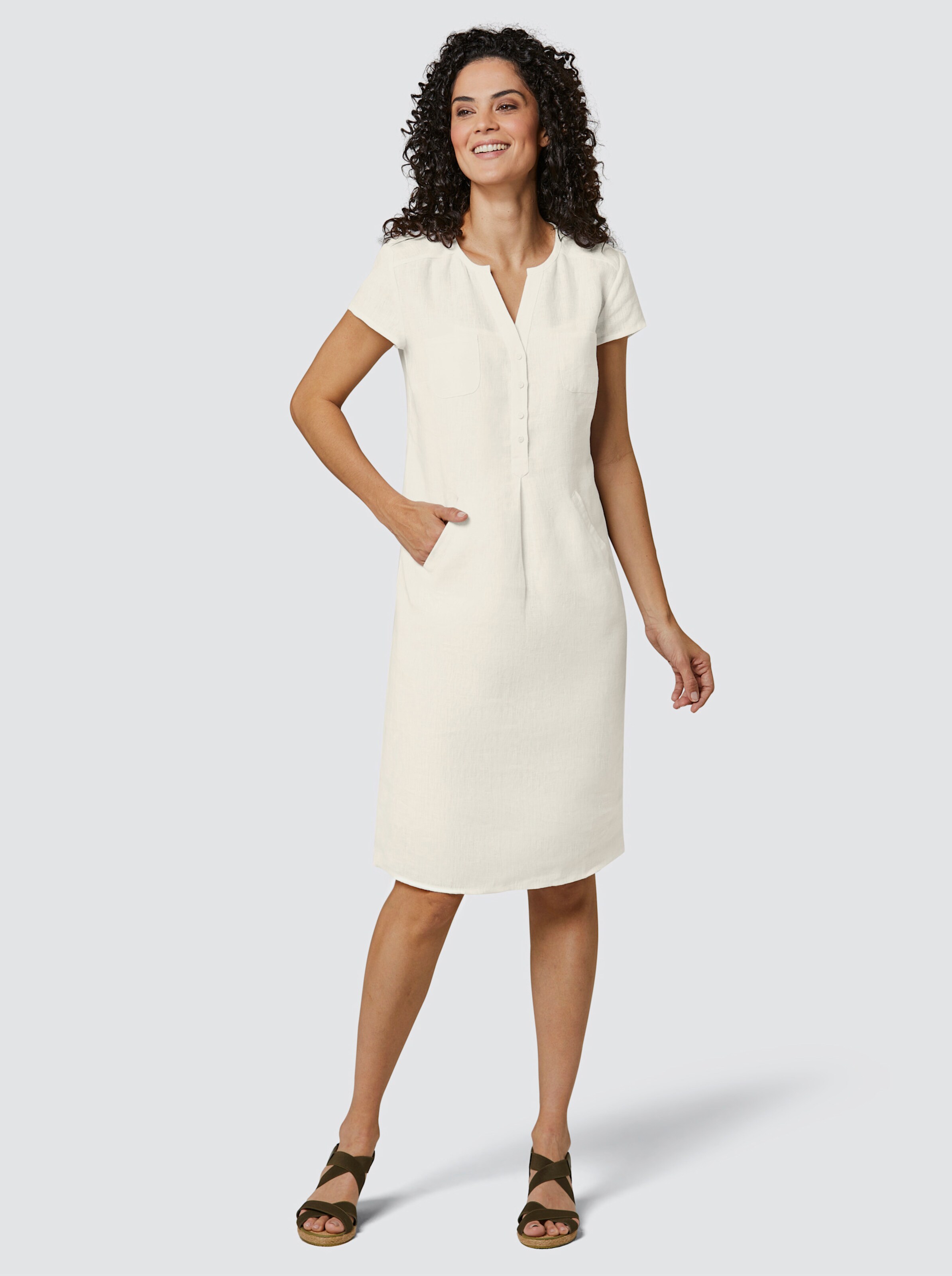 Leinen-Kleid