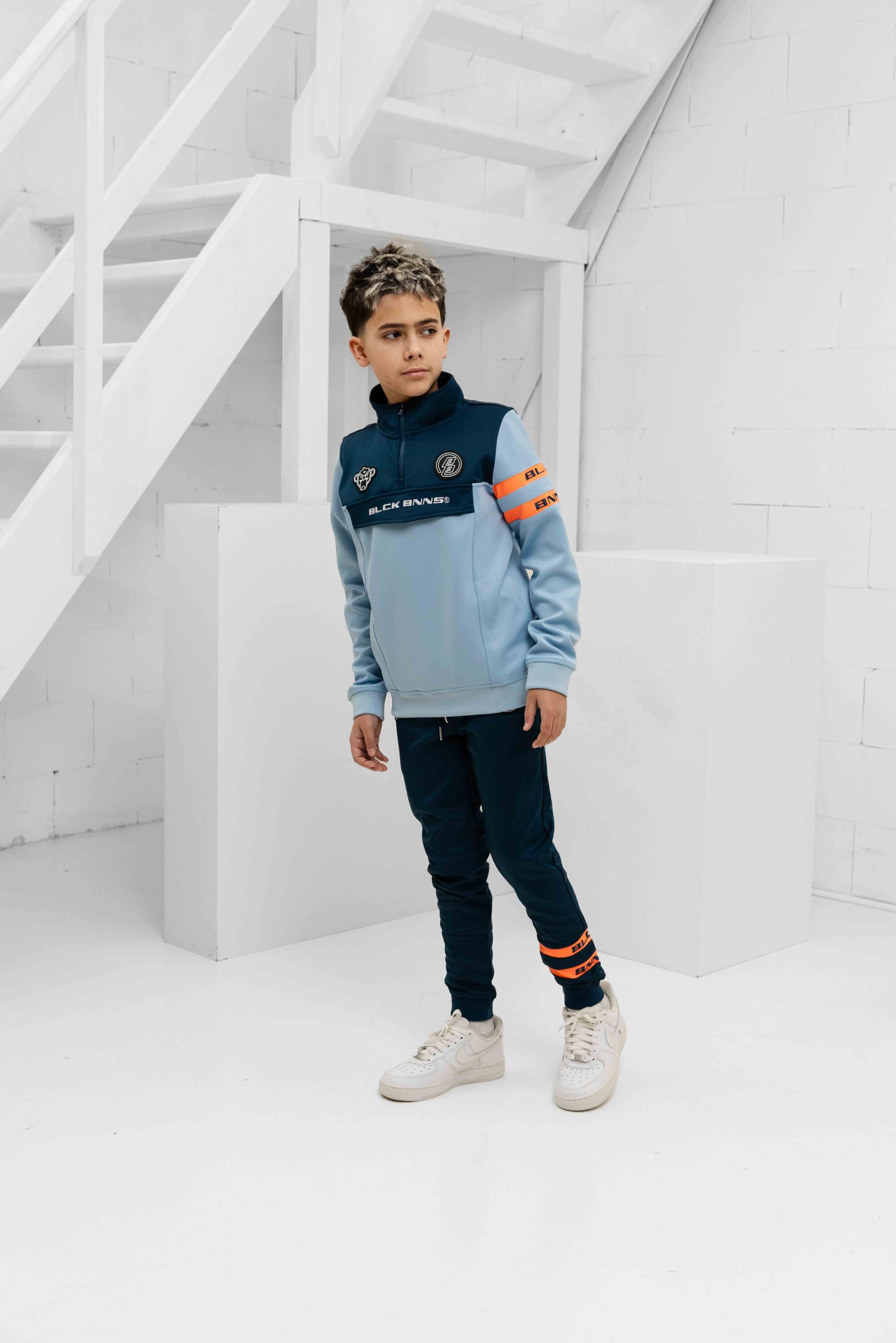 Black Bananas Limit V2 Trainingspak Kids Donkerblauw
