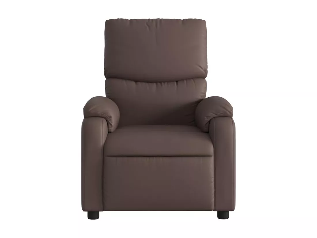 Fauteuil de massage inclinable Marron Similicuir