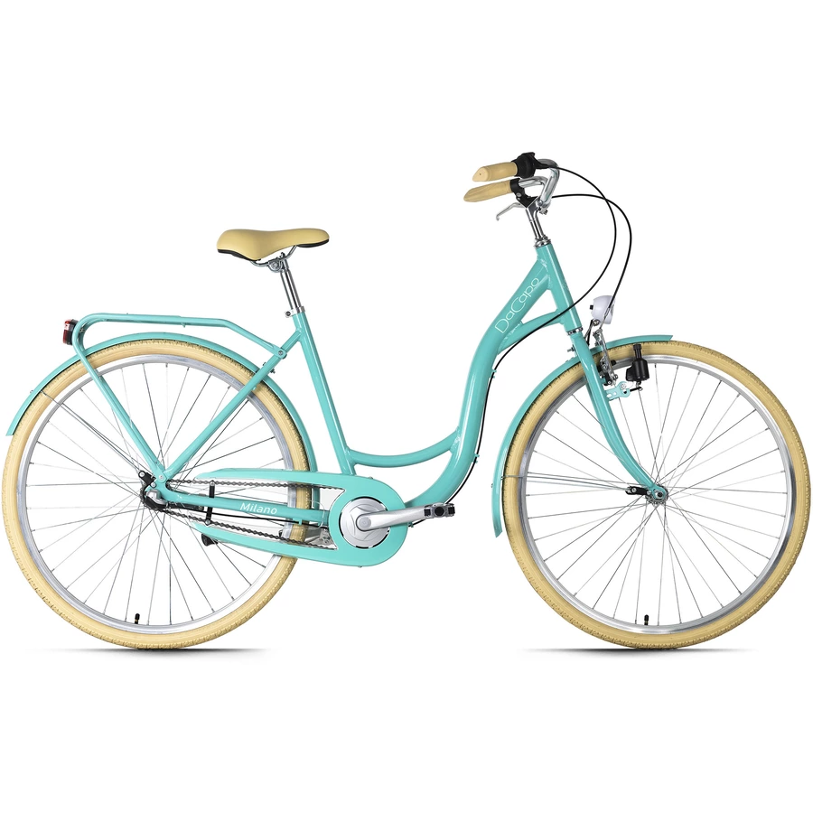 DaCapo Cityrad 3-Gänge Damenfahrrad Milano 28 Zoll Türkis