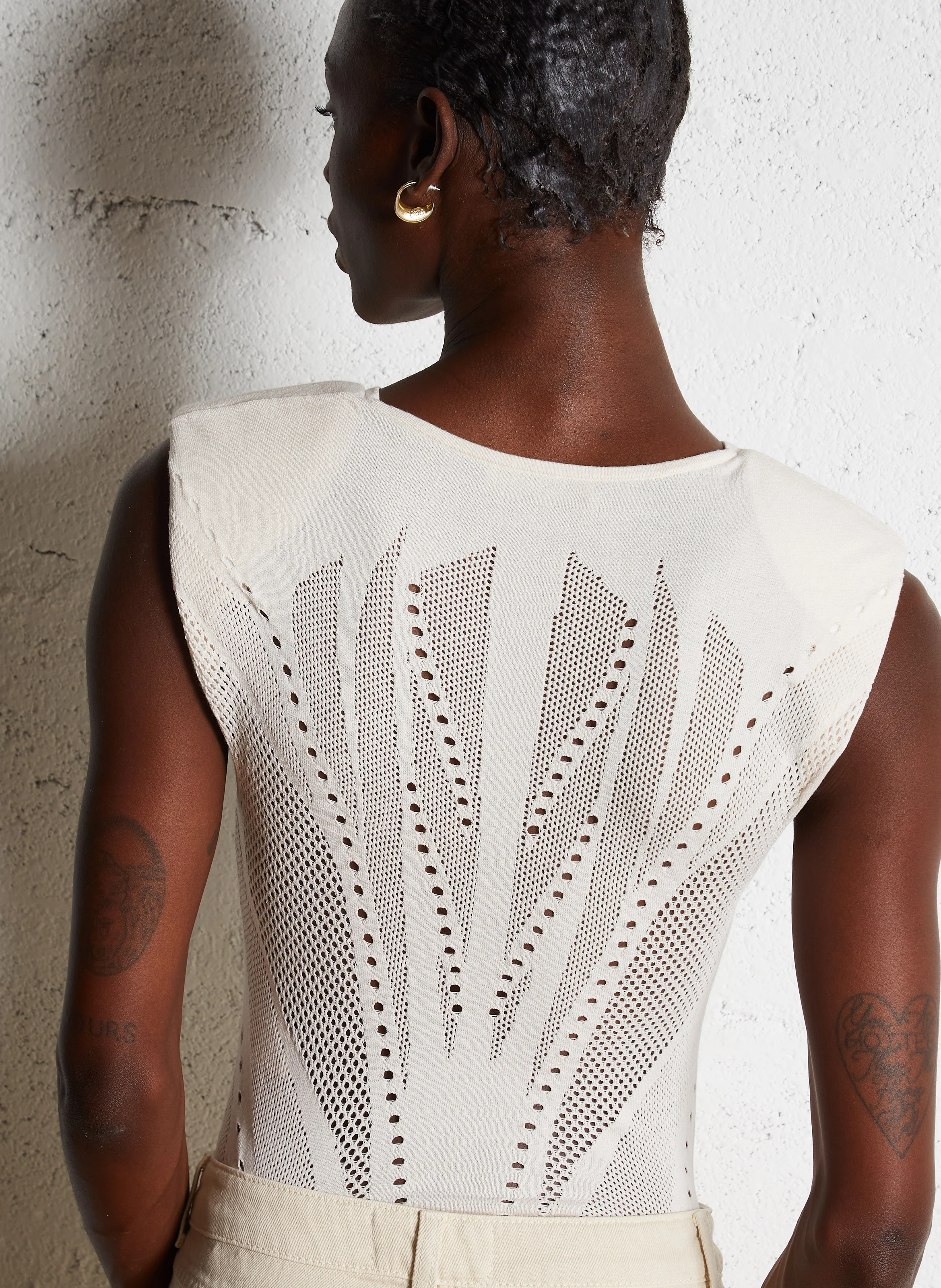 BODHI - Pull col rond en maille | Beige