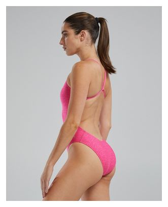 Maillot de Bain Tyr Durafast Elite Cutoutfit Lapped Rose Femme