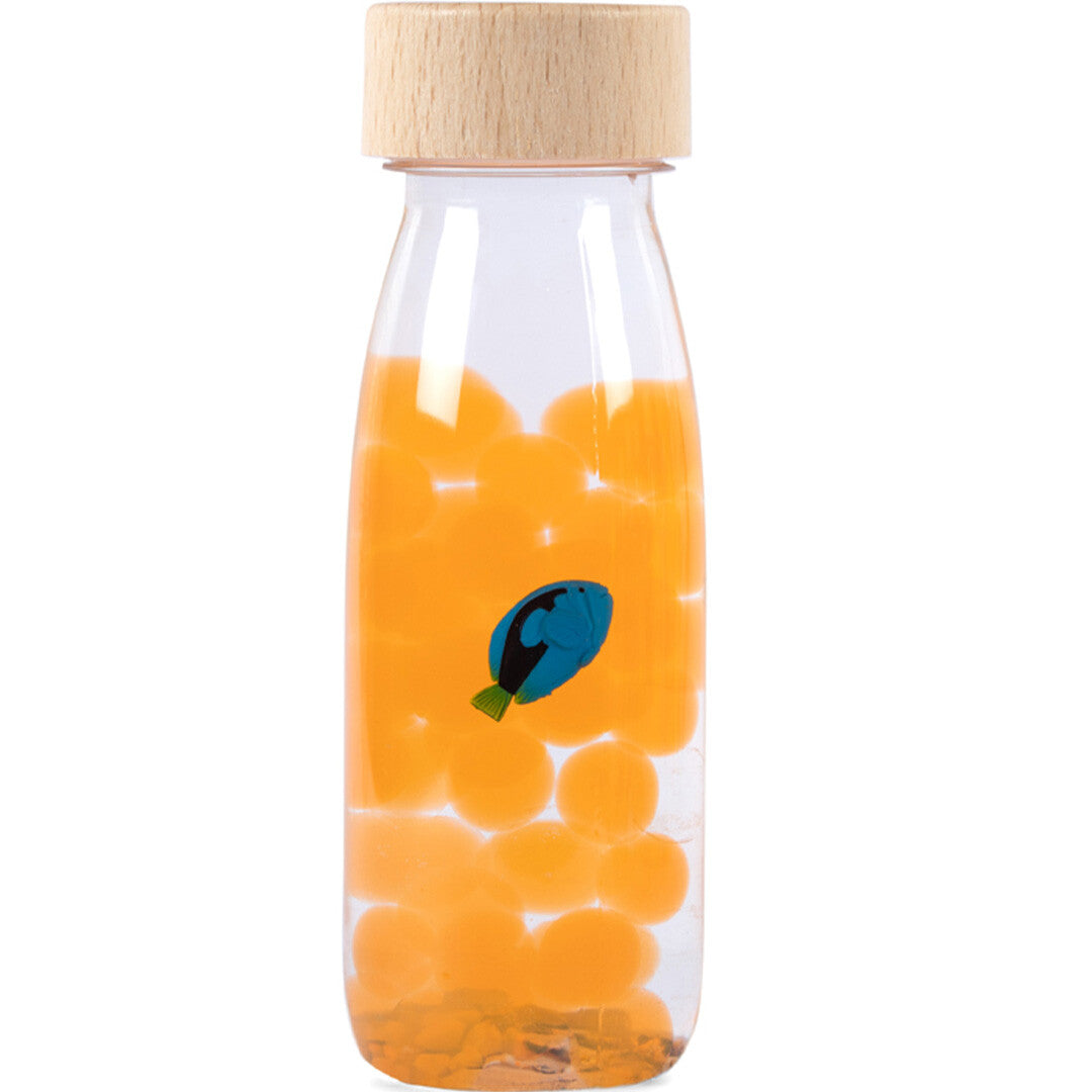 Petit boum sensorische fles sound - blue tang