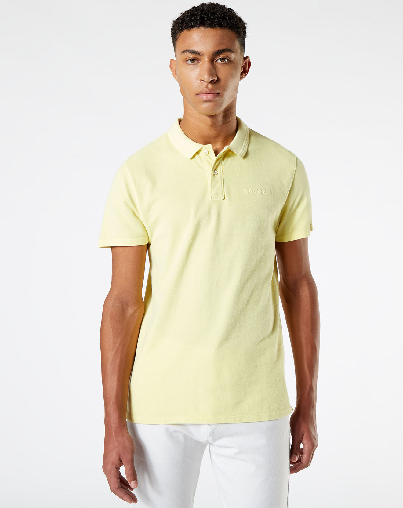 Dockers Polo Garment Dyed jaune