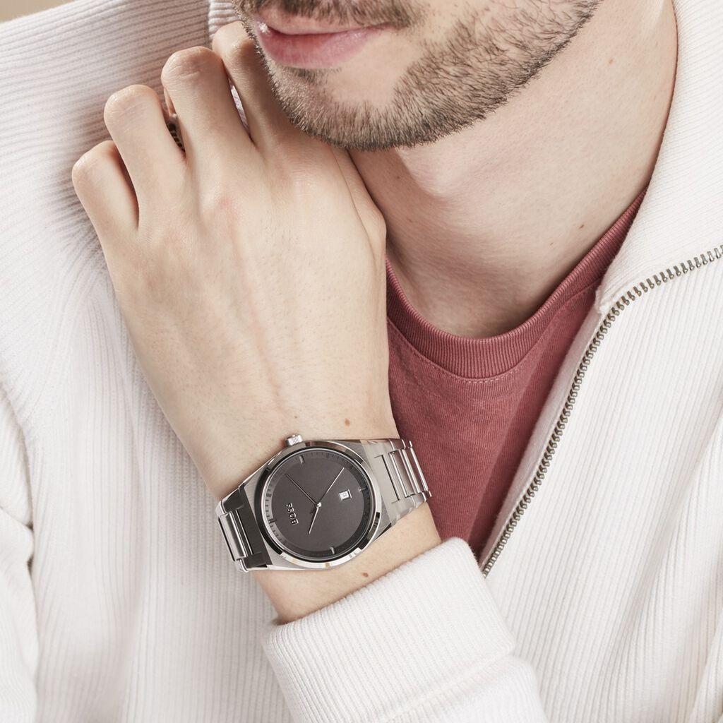 Montre Boss Steer Gris