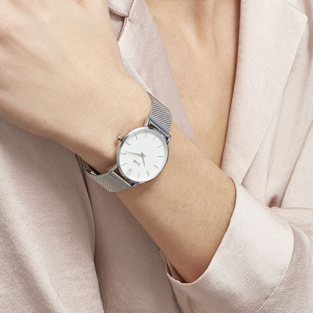 Coffret Montre Cluse Minuit Blanc