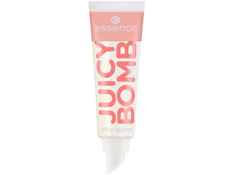essence Lip Booster Juicy bomb shiny 101 Lovely Litchi Lipgloss mit fruchtigem Duft und hochglänzendem Finish
