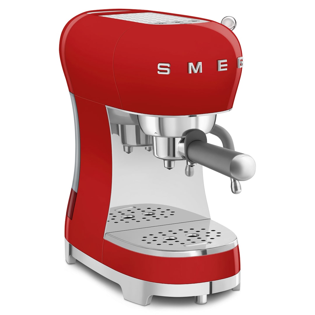 SMEG Espresso-Kaffeemaschine rot 50's Style