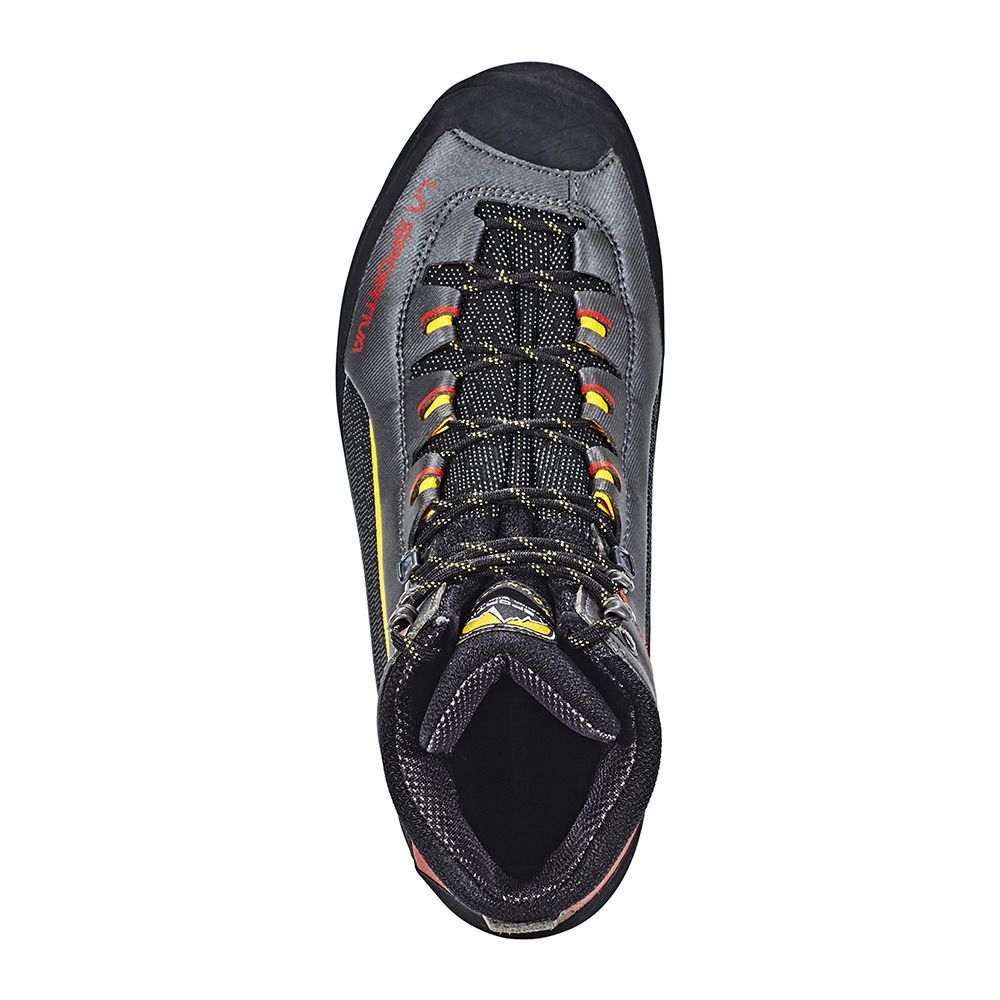 La Sportiva TRANGO TOWER GTX - Chaussures d'alpinisme Homme black/yellow