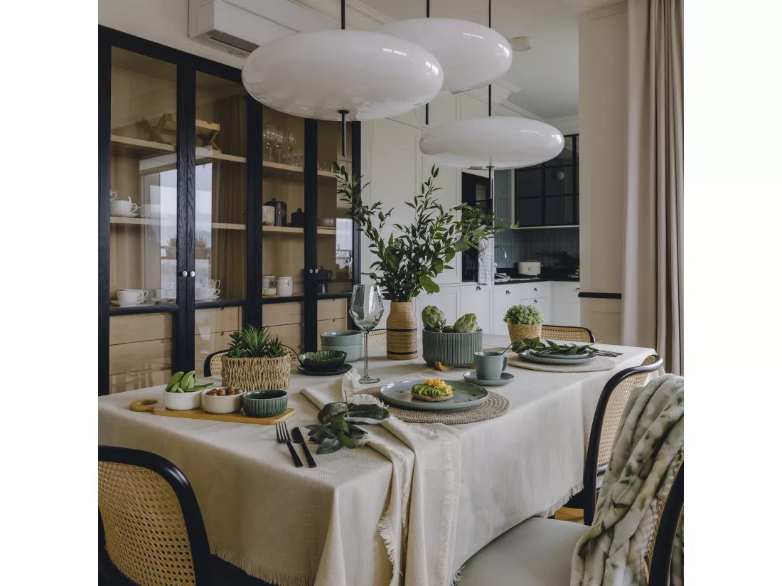 Nappe Arata beige moyen 130 x 180
