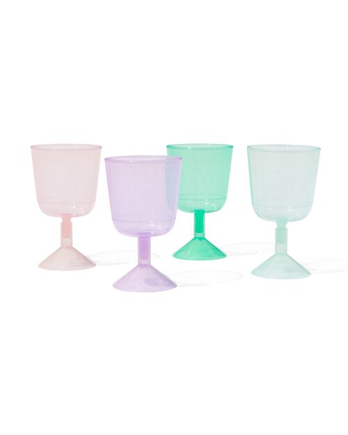 verres à vin réutilisables lot de 4