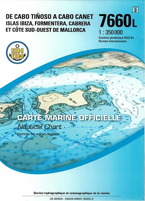 EPSHOM - 7660L DE CABO TINOSO A CABO CANET