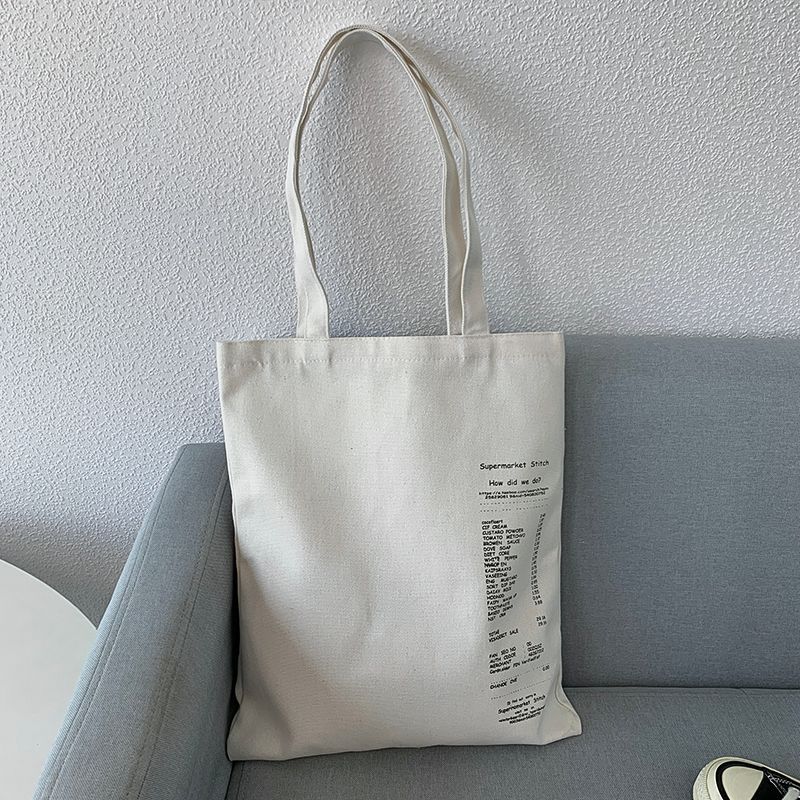 Basaran - Canvas draagtas met letters