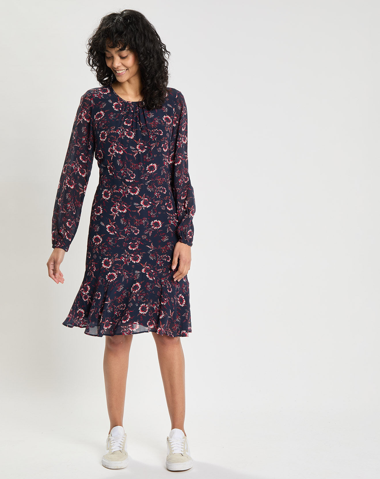 Tommy Hilfiger Robe Theme à fleurs bleu marine