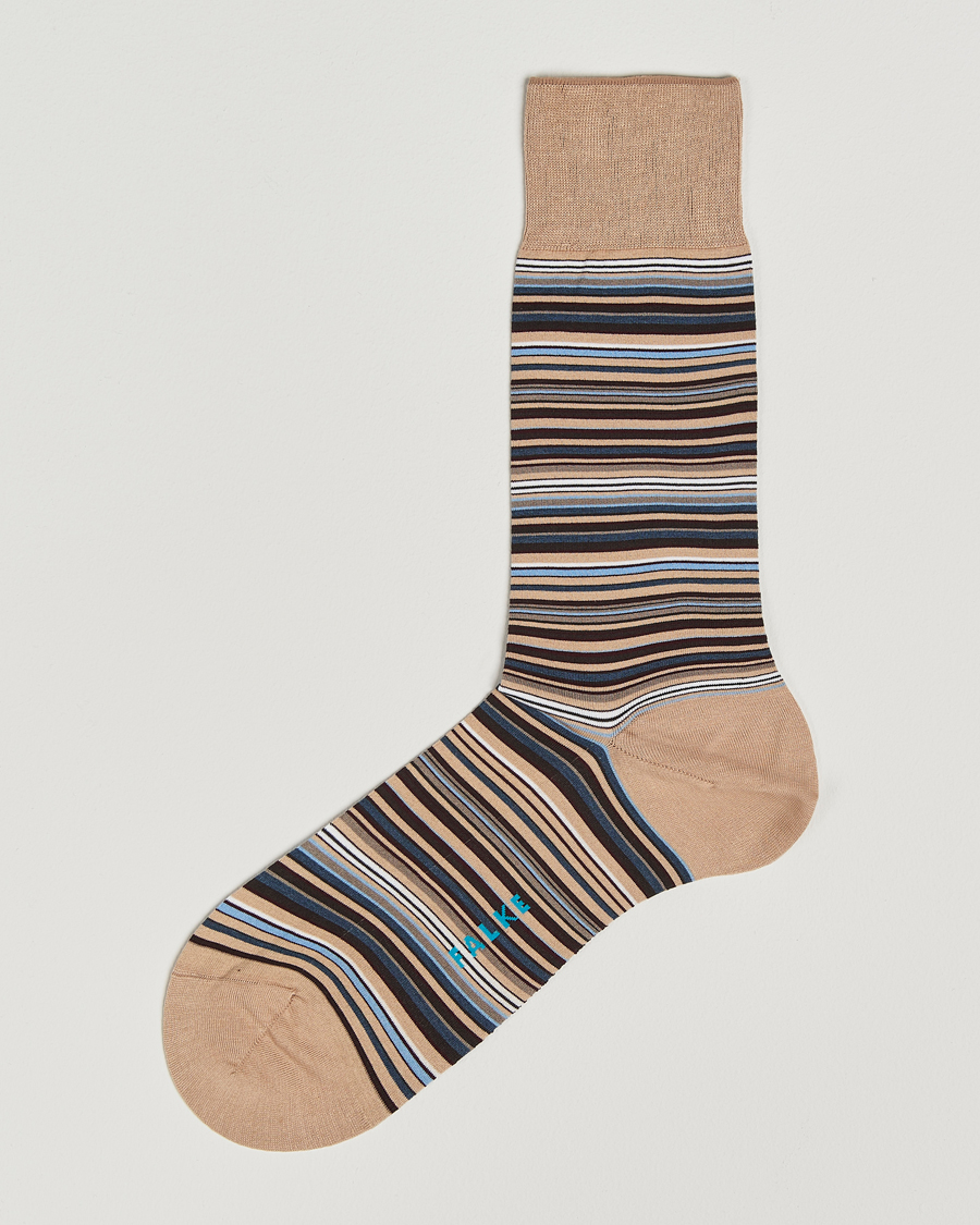 Falke Micro Block Sock Beige Multi