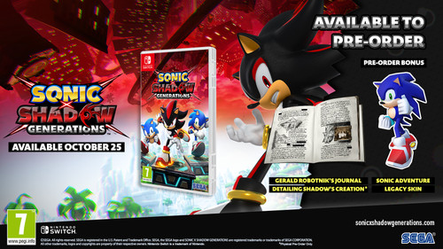 Sonic X Shadow Generations Nintendo Switch