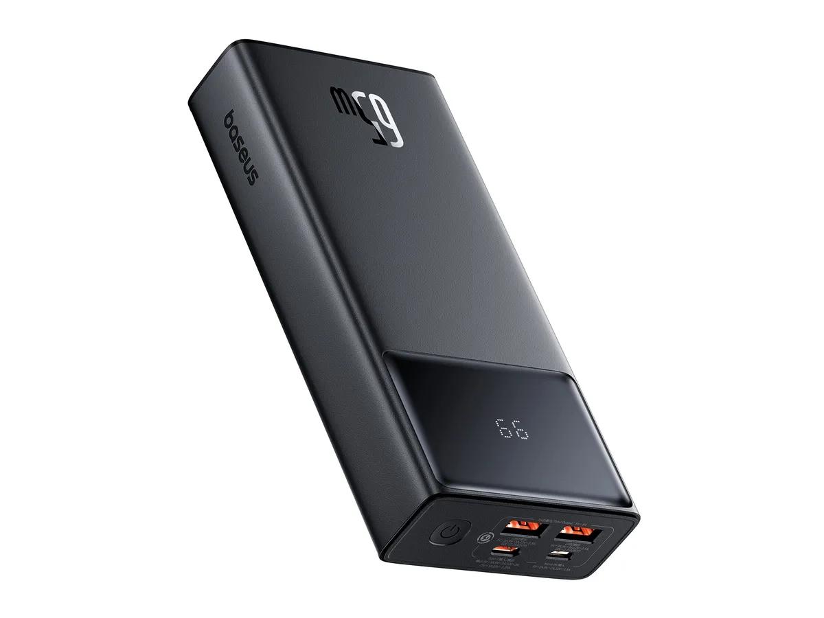 (65W) 20000mAh Star-Lord Dual USB A / USB C Power Bank Ladegerät   LED Anzeige Power Delivery (P10022906113-00) - Schwarz