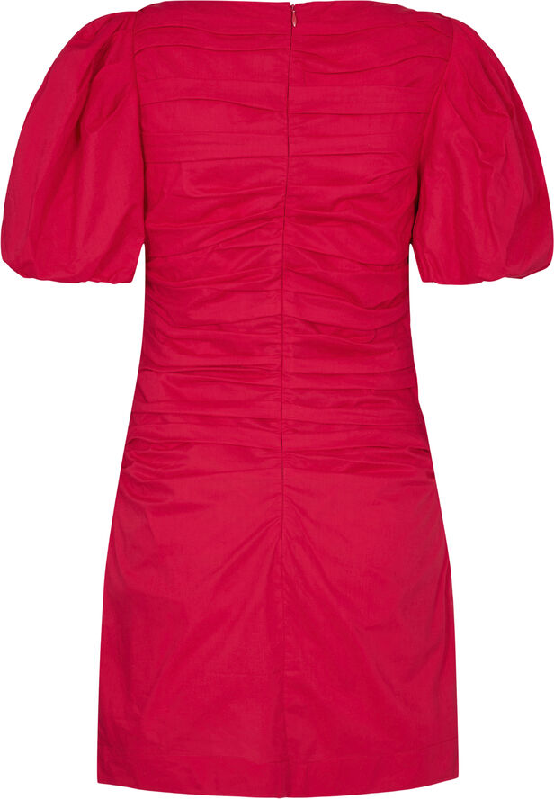 Designers Remix Sandrine Puff Dress Scarlet red
