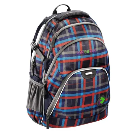 Coocazoo Schulrucksack EvverClevver Check Peacoat II