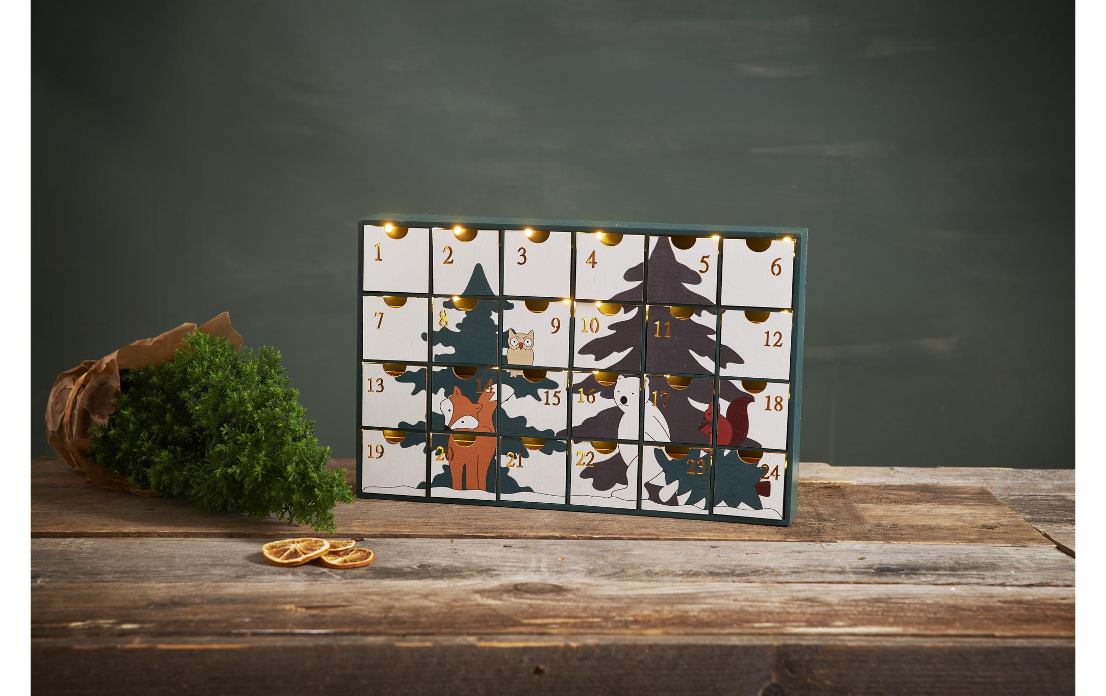 Adventskalender Forest FriendsAdventskalender- Zahlen