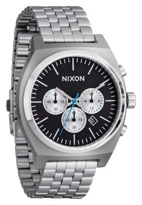 Montre Nixon Time Teller Chrono Chrome/Black/Chrome Sunray