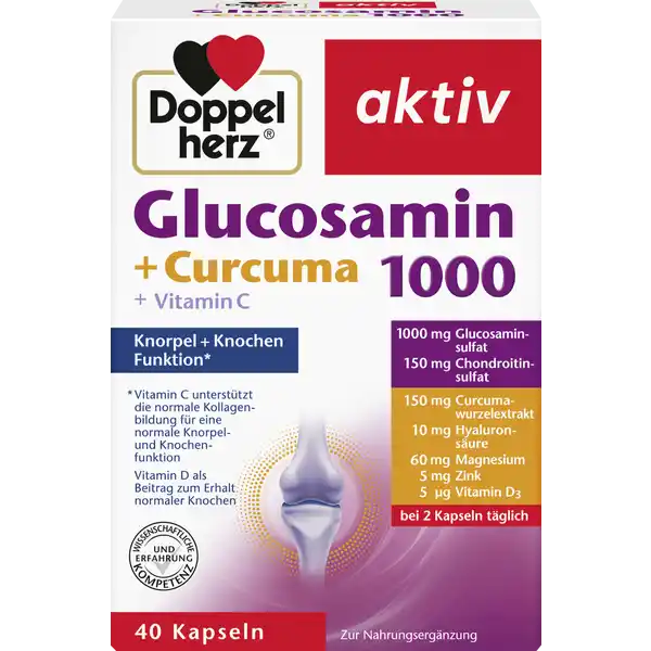 aktiv Glucosamin 1000 + Curcuma Kapseln