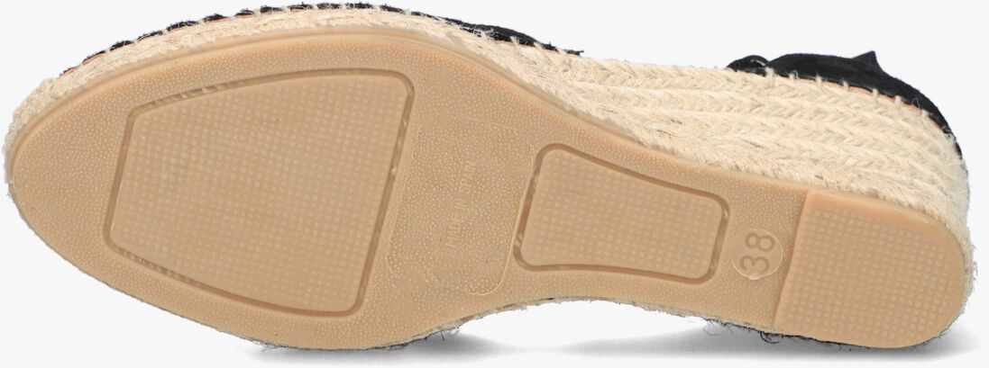 zwarte via vai espadrilles flora braid