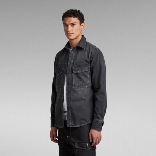 G-Star Raw - D23006-D304 DAKOTA-D909 FANTOM BLACK DENIM Negro