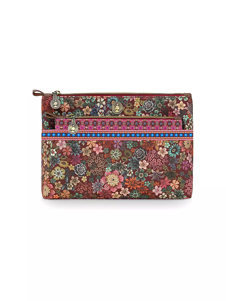 PIP STUDIO Toilettetasche TUTTI I FIORI 26x18x7,5cm Combi Pink beere