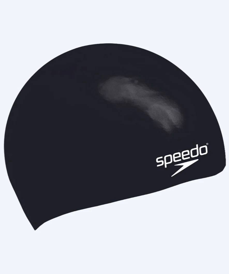 Speedo badehætte til junior (6-16) - Plain - Sort