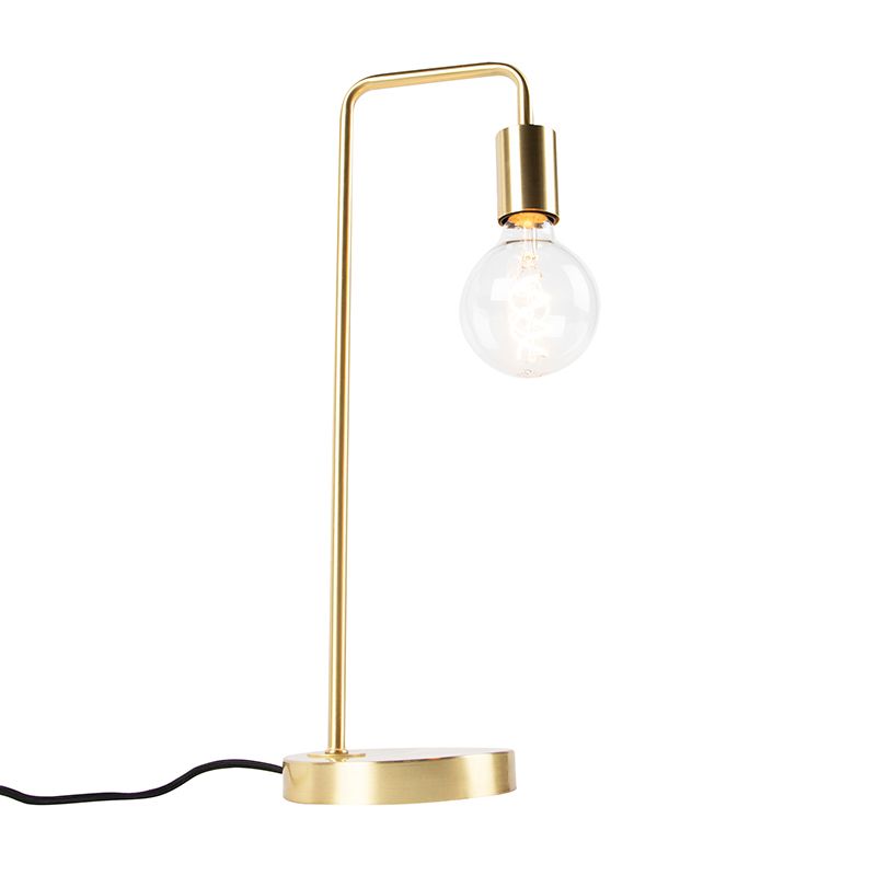 Art Deco tafellamp messing - Facil