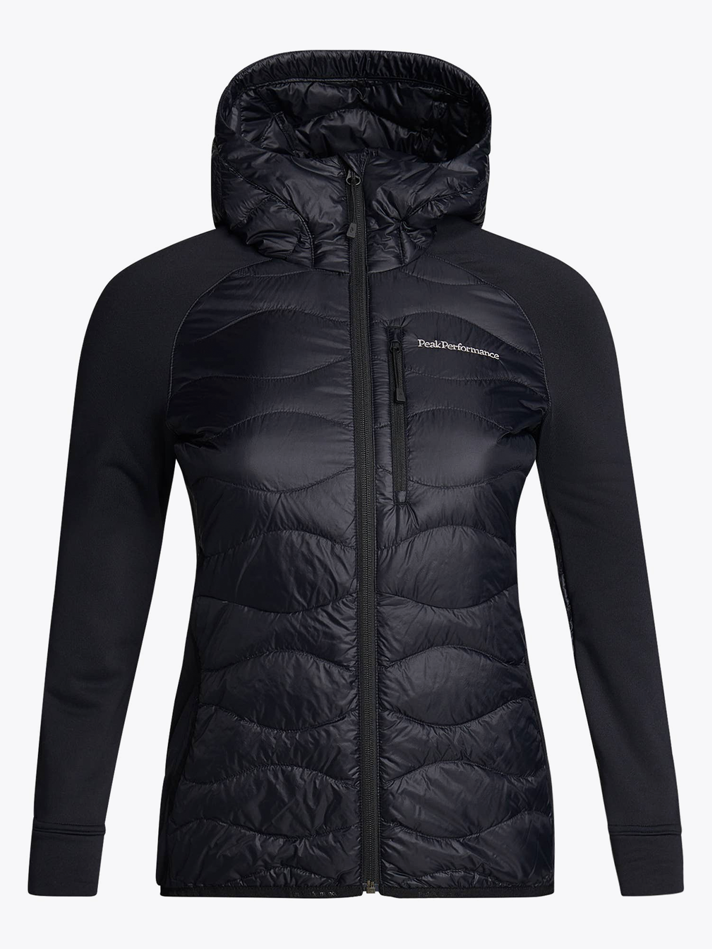 W Helium Down Hybrid Hood J