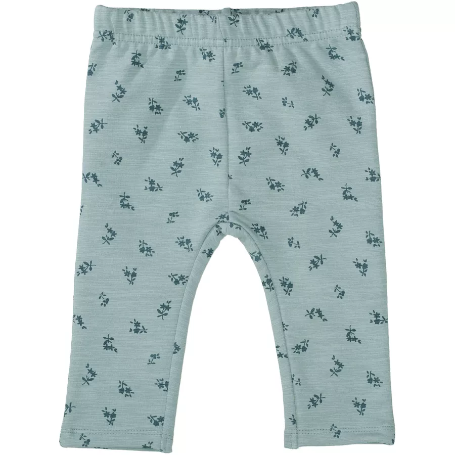 Staccato Sweatleggings vintage green gemustert