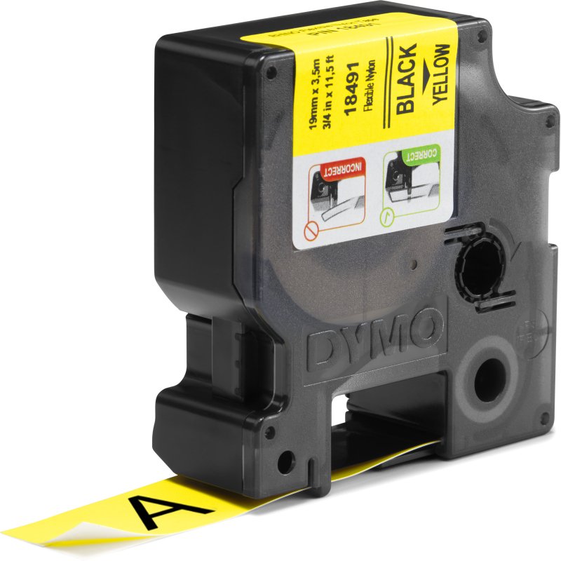 DYMO RHINO Etiquette industrielle souple en nylon