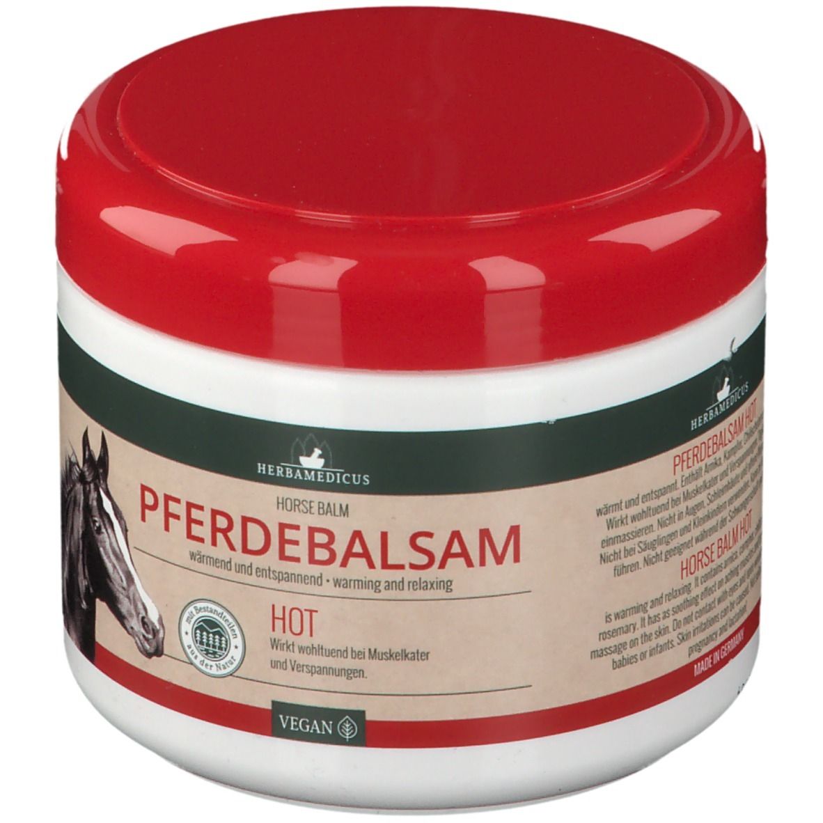 HERBAMEDICUS Pferdebalsam HOT