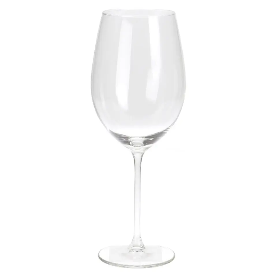 Excellent Houseware Wijnglazen - 4x stuks - glas - 540 ml