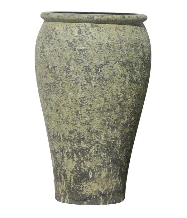 Dehner Polystone-Vase Atlantis, rund