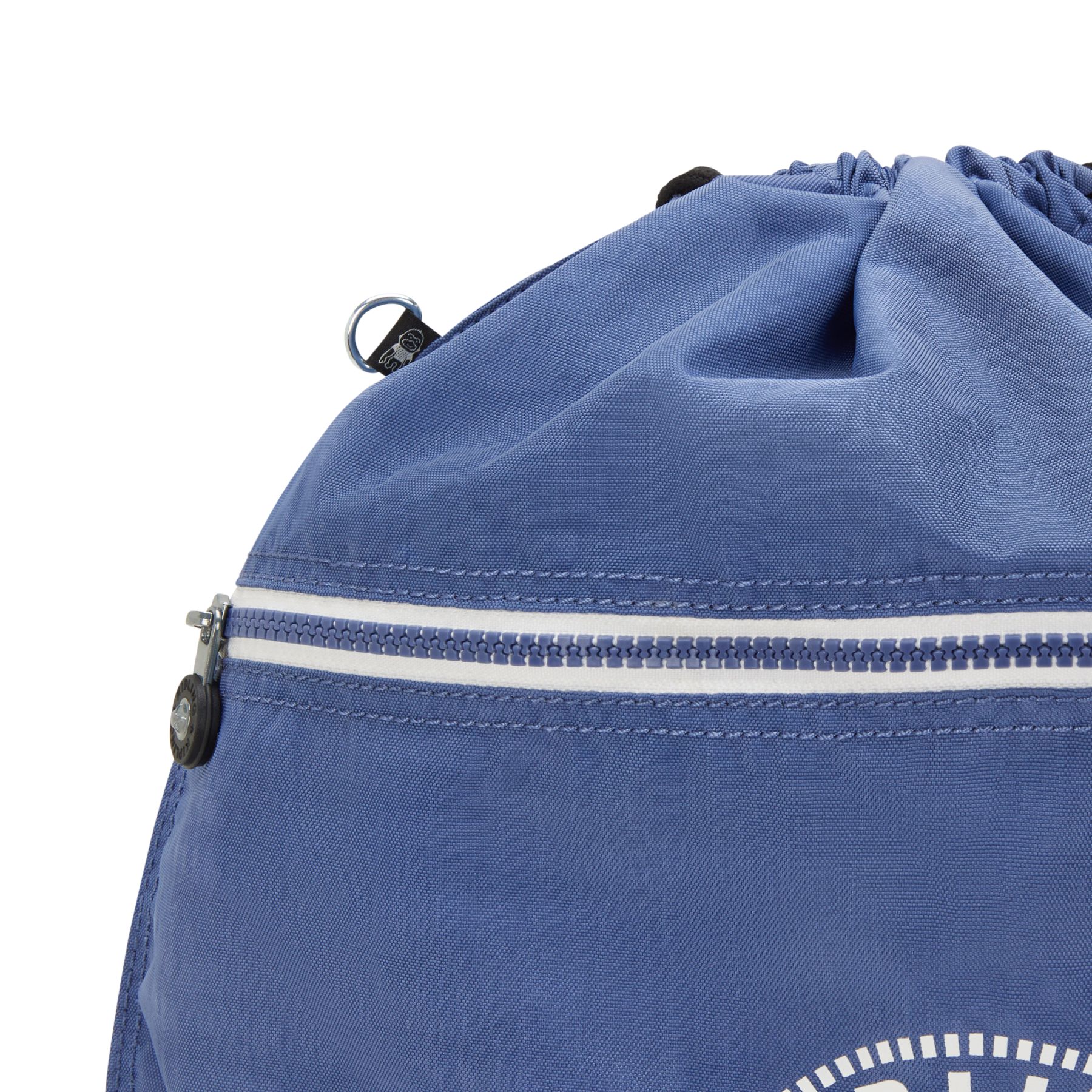 SUPERTABOO Sac Moyen avec Cordon de Serrage et Poche Frontale - Blue Lover Combo