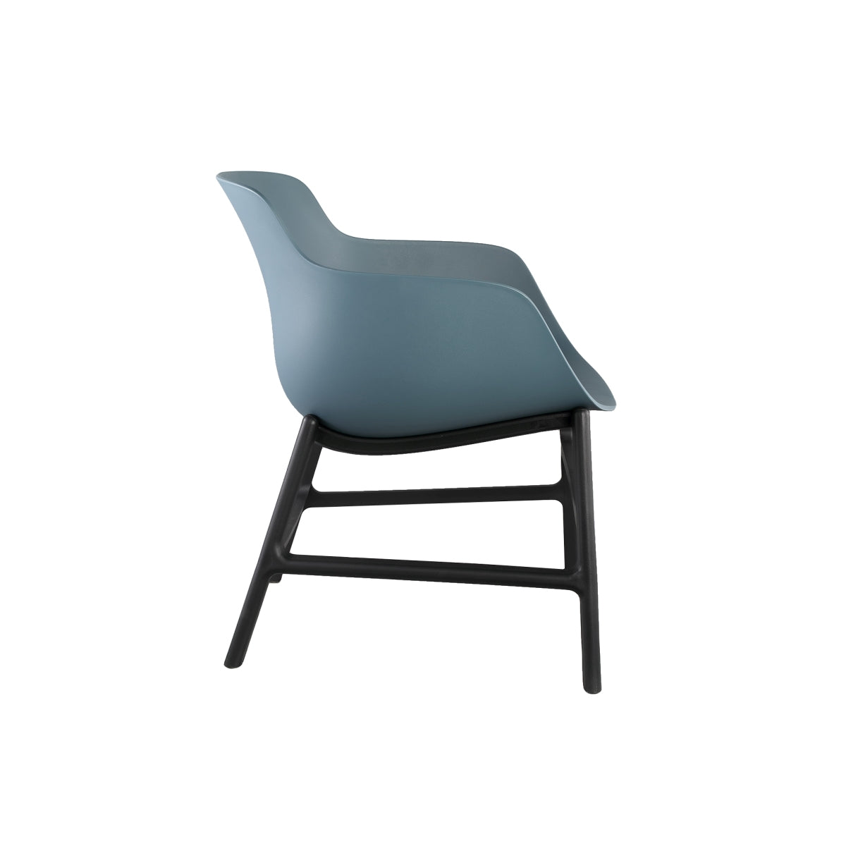 Ptmd chaise de jardin nicca - 63x62x48 cm - pe - gris