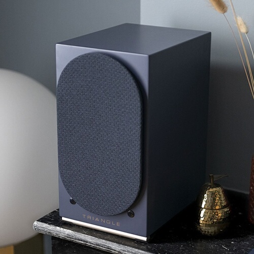Enceinte connectée Hifi Triangle AIO TWIN Bleu Abysse vendues à la paire