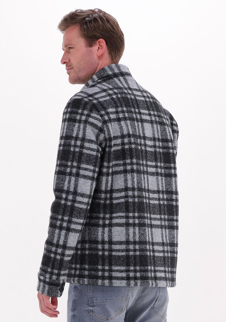 DRYKORN donkergrijze drykorn jack kezan 146384